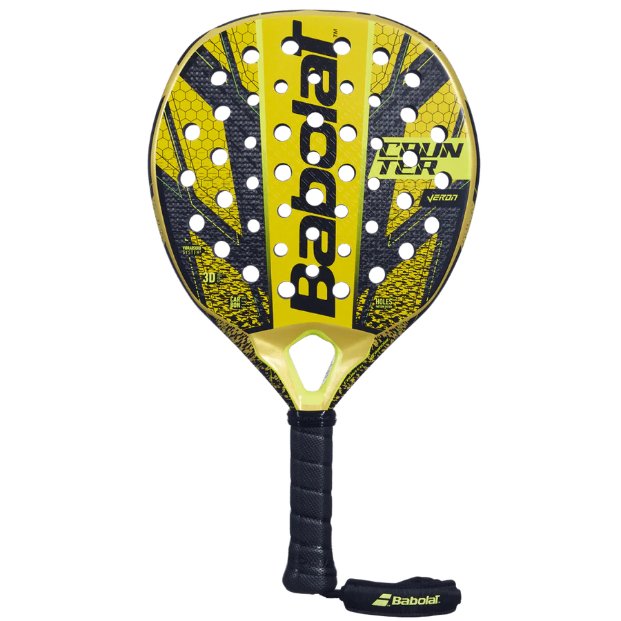 Babolat Counter Veron 2024 Padel Racket -Yellow & Black (Like New)