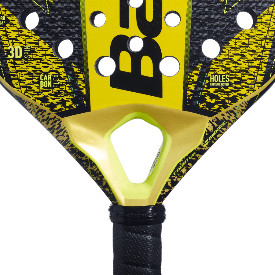 Babolat Counter Veron 2024 Padel Racket -Yellow & Black (Like New)