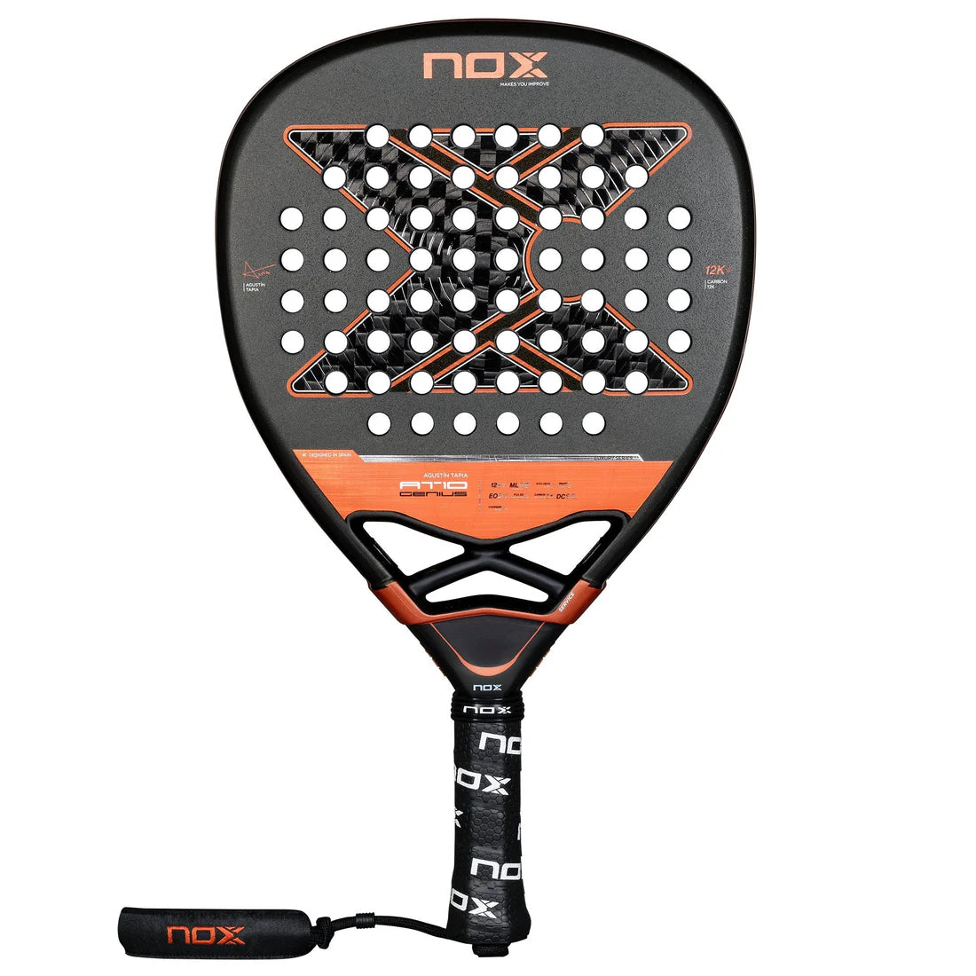 Nox Padel Racket AT10 Genius Attack 12K 25 by Agustin Tapia