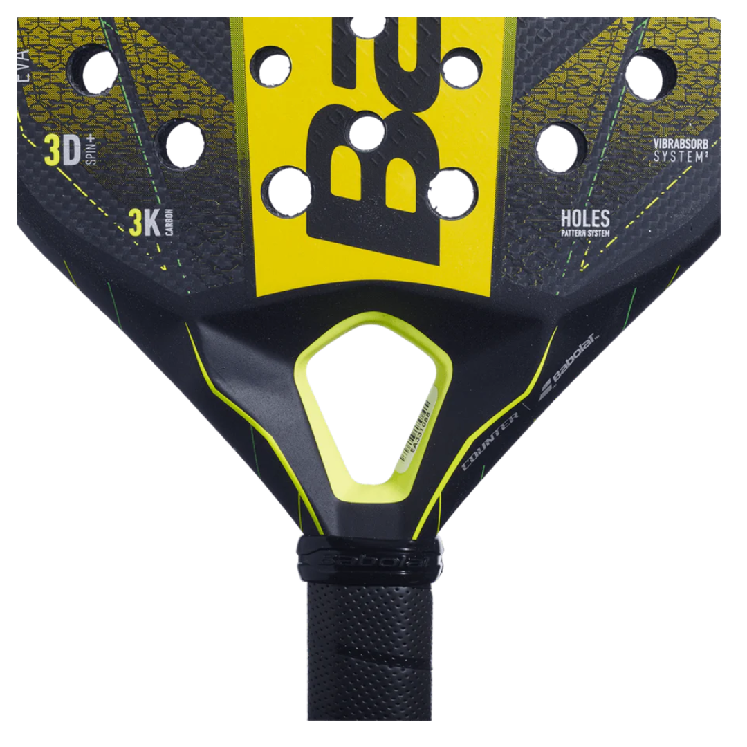 Babolat Counter Viper 2024 Padel Racket -Yellow & Black (Like New)