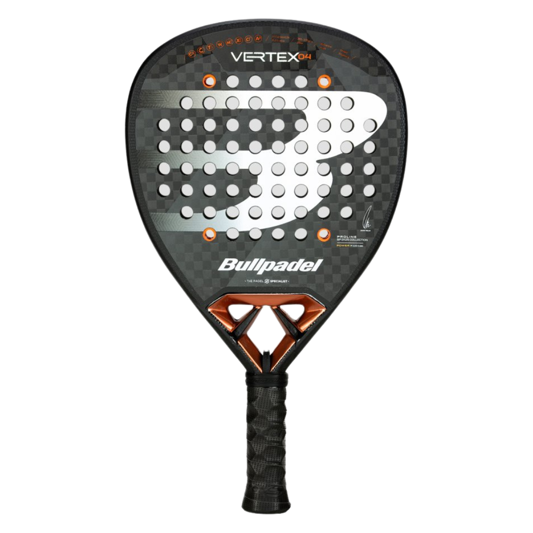 BULLPADEL RACKET VERTEX 04 2025 JUAN TELLO (LIKE NEW)