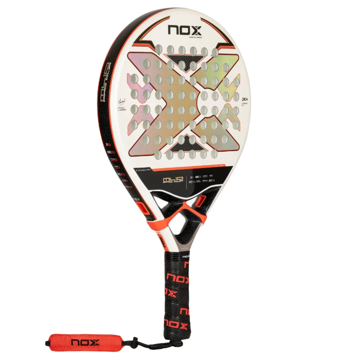 NOX Padel Racket ML 10 Pro Cup Luxury 2024 Miguel Lamperti (LIKE NEW)