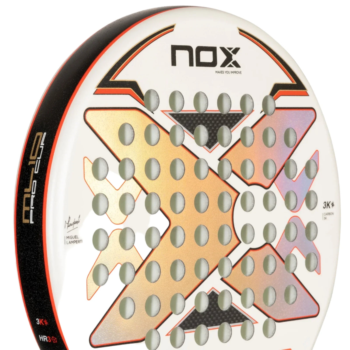 NOX Padel Racket ML 10 Pro Cup Luxury 2024 Miguel Lamperti (LIKE NEW)