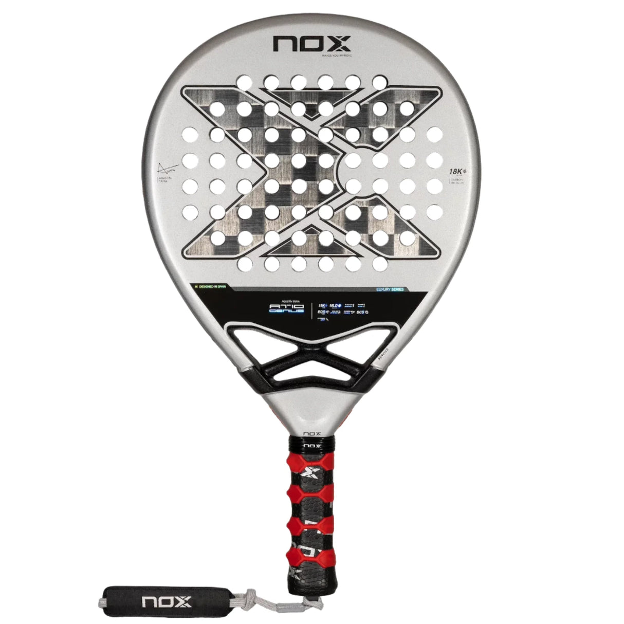 NOX Padel Racket AT10 Genius 18K by 2024 Agustin Tapia (LIKE NEW)