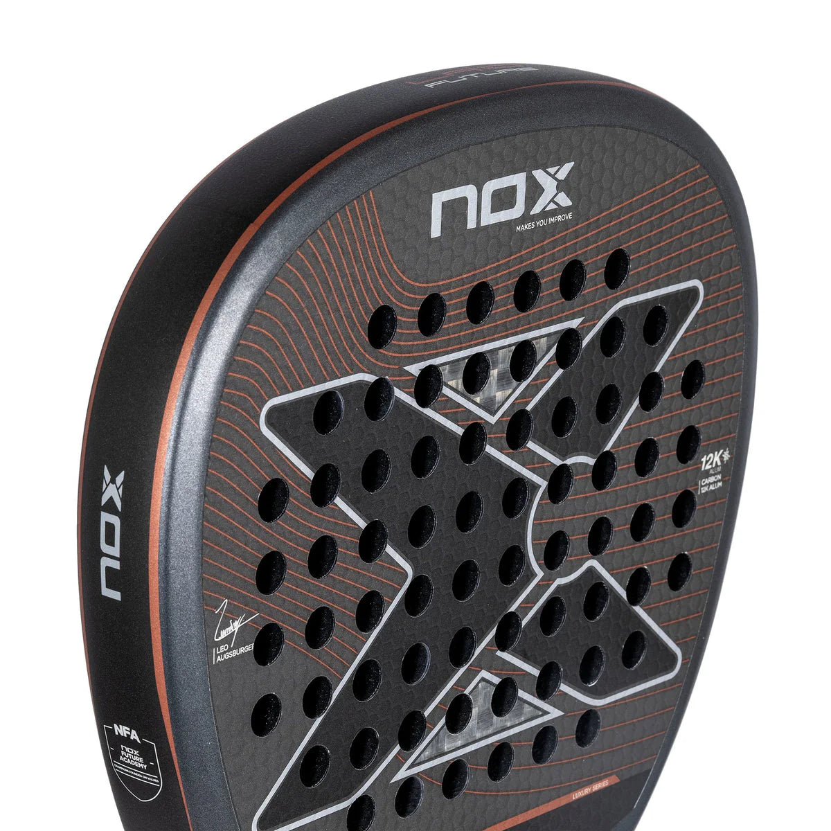 NOX Padel Racket LA10 Future 2024 Leo Augsburger