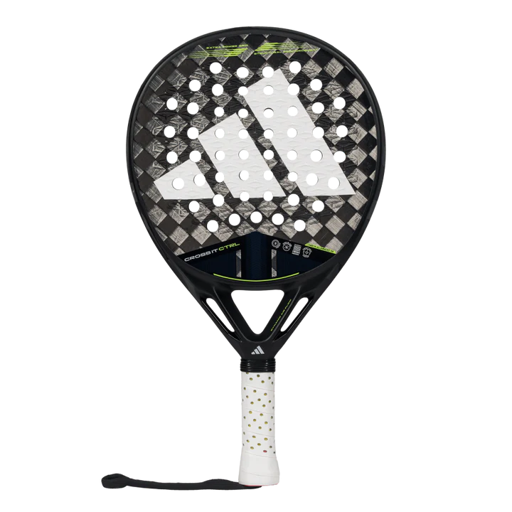 A image of adidas cross it ctrl 3.4 2025 padel racket front facing.