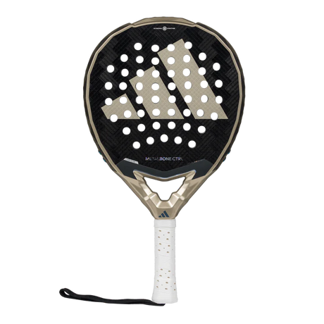 A image of adidas padel racket metalbone ctrl 3.4 2025 straight on view of racket. 